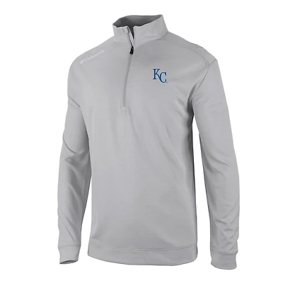 Men's Columbia Kansas City Royals Omni-Wick Oakland Downs Quarter-Zip Pullover