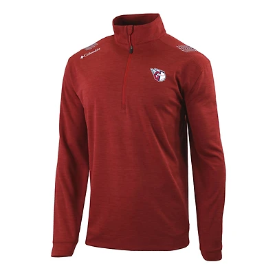 Men's Columbia Cleveland Guardians Omni-Wick Oakland Downs Quarter-Zip Pullover