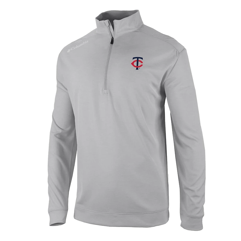 Men's Columbia Minnesota Twins Omni-Wick Oakland Downs Quarter-Zip Pullover
