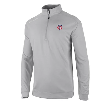 Men's Columbia Minnesota Twins Omni-Wick Oakland Downs Quarter-Zip Pullover
