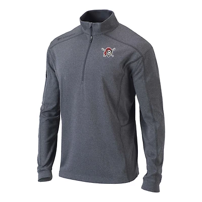 Men's Columbia Pittsburgh Pirates Omni-Wick Shotgun Quarter-Zip Pullover