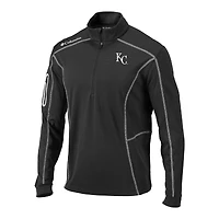 Men's Columbia Kansas City Royals Omni-Wick Shotgun Quarter-Zip Pullover