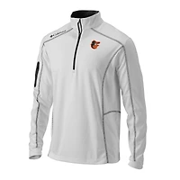 Men's Columbia Baltimore Orioles Omni-Wick Shotgun Quarter-Zip Pullover