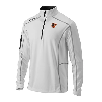 Men's Columbia Baltimore Orioles Omni-Wick Shotgun Quarter-Zip Pullover