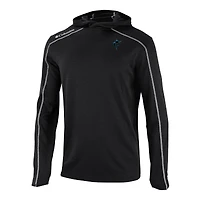 Men's Columbia Miami Marlins Omni-Wick Shotgun Pullover Hoodie