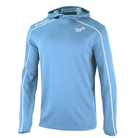 Men's Columbia  Light Blue Kansas City Royals Omni-Wick Shotgun Pullover Hoodie