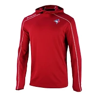 Men's Columbia  Red Toronto Blue Jays Omni-Wick Shotgun Pullover Hoodie