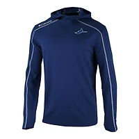Men's Columbia  Navy Tampa Bay Rays Omni-Wick Shotgun Pullover Hoodie