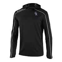 Men's Columbia  Black Colorado Rockies Omni-Wick Shotgun Pullover Hoodie