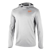 Men's Columbia  Gray Baltimore Orioles Omni-Wick Shotgun Pullover Hoodie