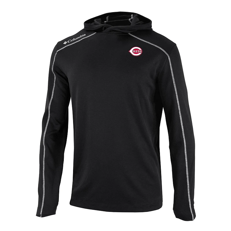 Men's Columbia Cincinnati Reds Omni-Wick Shotgun Pullover Hoodie