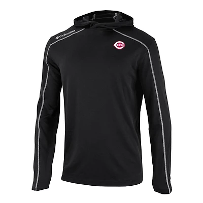 Men's Columbia Cincinnati Reds Omni-Wick Shotgun Pullover Hoodie