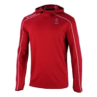 Men's Columbia  Red Los Angeles Angels Omni-Wick Shotgun Pullover Hoodie