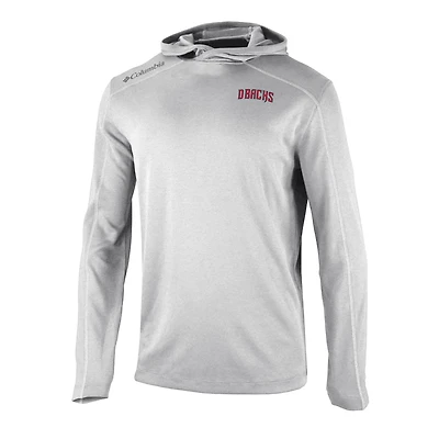 Men's Columbia Gray Arizona Diamondbacks Omni-Wick Shotgun Pullover Hoodie