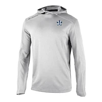 Men's Columbia  Gray Houston Astros Omni-Wick Shotgun Pullover Hoodie