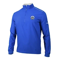 Men's Columbia  Royal New York Mets Omni-Wick Bogey's Paradise Quarter-Zip Pullover