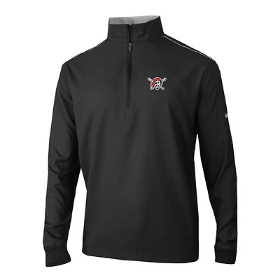 Men's Columbia Pittsburgh Pirates Omni-Wick Bogey's Paradise Quarter-Zip Pullover