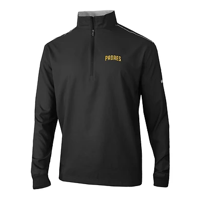 Men's Columbia San Diego Padres Omni-Wick Bogey's Paradise Quarter-Zip Pullover
