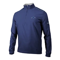 Men's Columbia  Navy Tampa Bay Rays Omni-Wick Bogey's Paradise Quarter-Zip Pullover