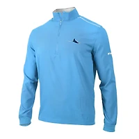Men's Columbia  Light Blue Tampa Bay Rays Omni-Wick Bogey's Paradise Quarter-Zip Pullover