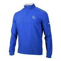 Men's Columbia  Royal Kansas City Royals Omni-Wick Bogey's Paradise Quarter-Zip Pullover
