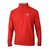 Men's Columbia  Red Cincinnati Reds Omni-Wick Bogey's Paradise Quarter-Zip Pullover