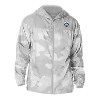 Men's Columbia New York Mets Flash Challenger Novelty Omni-Tech Full-Zip Windbreaker
