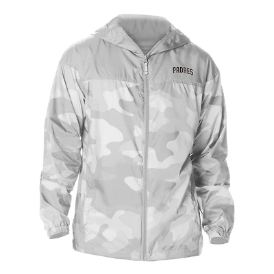 Men's Columbia San Diego Padres Flash Challenger Novelty Omni-Tech Full-Zip Windbreaker