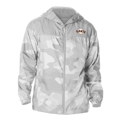 Men's Columbia San Francisco Giants Flash Challenger Novelty Omni-Tech Full-Zip Windbreaker