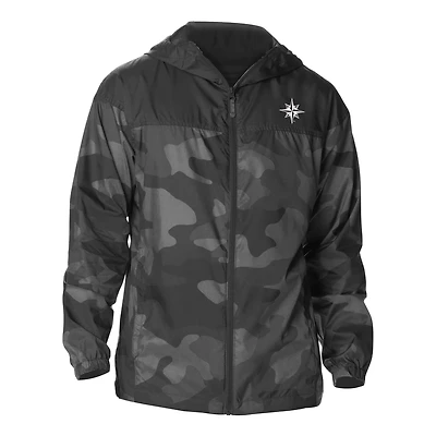 Men's Columbia  Black Seattle Mariners Flash Challenger Novelty Omni-Tech Full-Zip Windbreaker