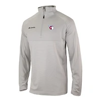 Men's Columbia Cleveland Guardians Omni-Wick Raglan Rockin' It Quarter-Zip Pullover