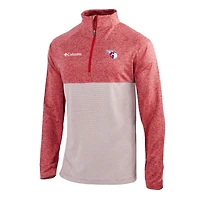 Men's Columbia  Red Cleveland Guardians Omni-Wick Raglan Rockin' It Quarter-Zip Pullover
