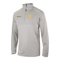Men's Columbia  Gray San Diego Padres Omni-Wick Raglan Rockin' It Quarter-Zip Pullover