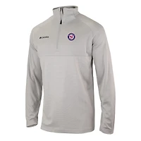 Men's Columbia Washington Nationals Omni-Wick Raglan Rockin' It Quarter-Zip Pullover