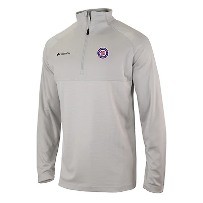 Men's Columbia Washington Nationals Omni-Wick Raglan Rockin' It Quarter-Zip Pullover