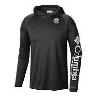 Men's Columbia New York Mets Terminal Tackle Omni-Shade Pullover Hoodie