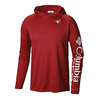 Men's Columbia  Red Toronto Blue Jays Terminal Tackle Omni-Shade Pullover Hoodie