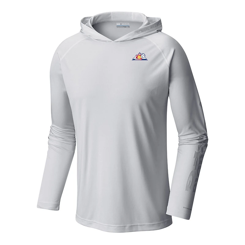 Men's Columbia Colorado Rockies Terminal Tackle Omni-Shade Pullover Hoodie