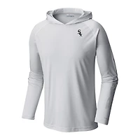 Men's Columbia  White Chicago Sox Terminal Tackle Omni-Shade Pullover Hoodie