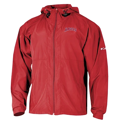 Men's Columbia Los Angeles Angels The Prodigy Full-Zip Windbreaker