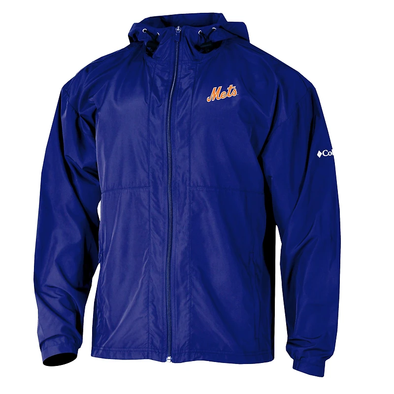 Men's Columbia Royal New York Mets The Prodigy Full-Zip Windbreaker