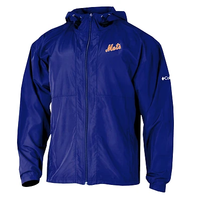 Men's Columbia  Royal New York Mets The Prodigy Full-Zip Windbreaker