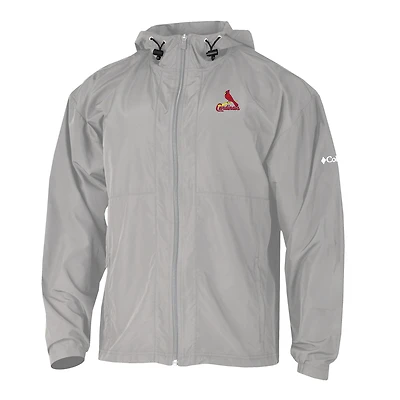 Men's Columbia  Gray St. Louis Cardinals The Prodigy Full-Zip Windbreaker
