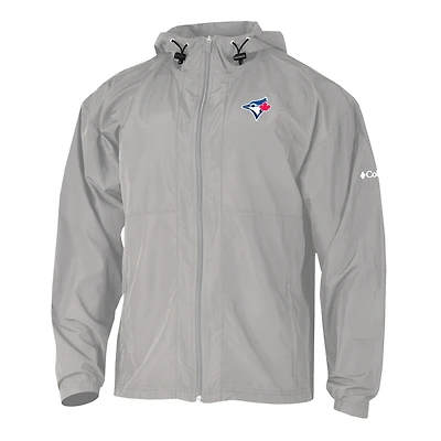 Men's Columbia  Gray Toronto Blue Jays The Prodigy Full-Zip Windbreaker