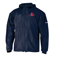 Men's Columbia  Navy Boston Red Sox The Prodigy Full-Zip Windbreaker