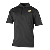 Men's Columbia  Black Athletics Omni-Wick Double Hit Polo