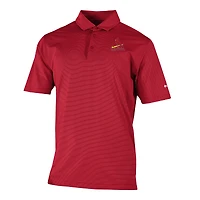 Men's Columbia  Red St. Louis Cardinals Omni-Wick Double Hit Polo