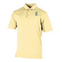 Men's Columbia  Gold Seattle Mariners Omni-Wick Double Hit Polo