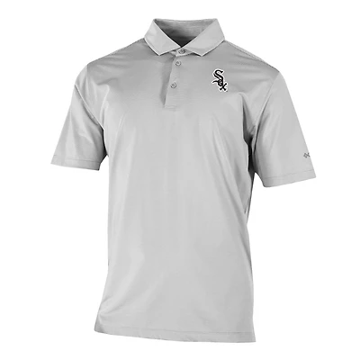 Men's Columbia  Gray Chicago White Sox Omni-Wick Double Hit Polo