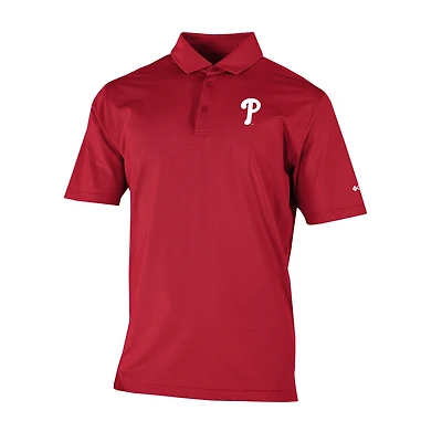 Men's Columbia Philadelphia Phillies Omni-Wick Double Hit Polo